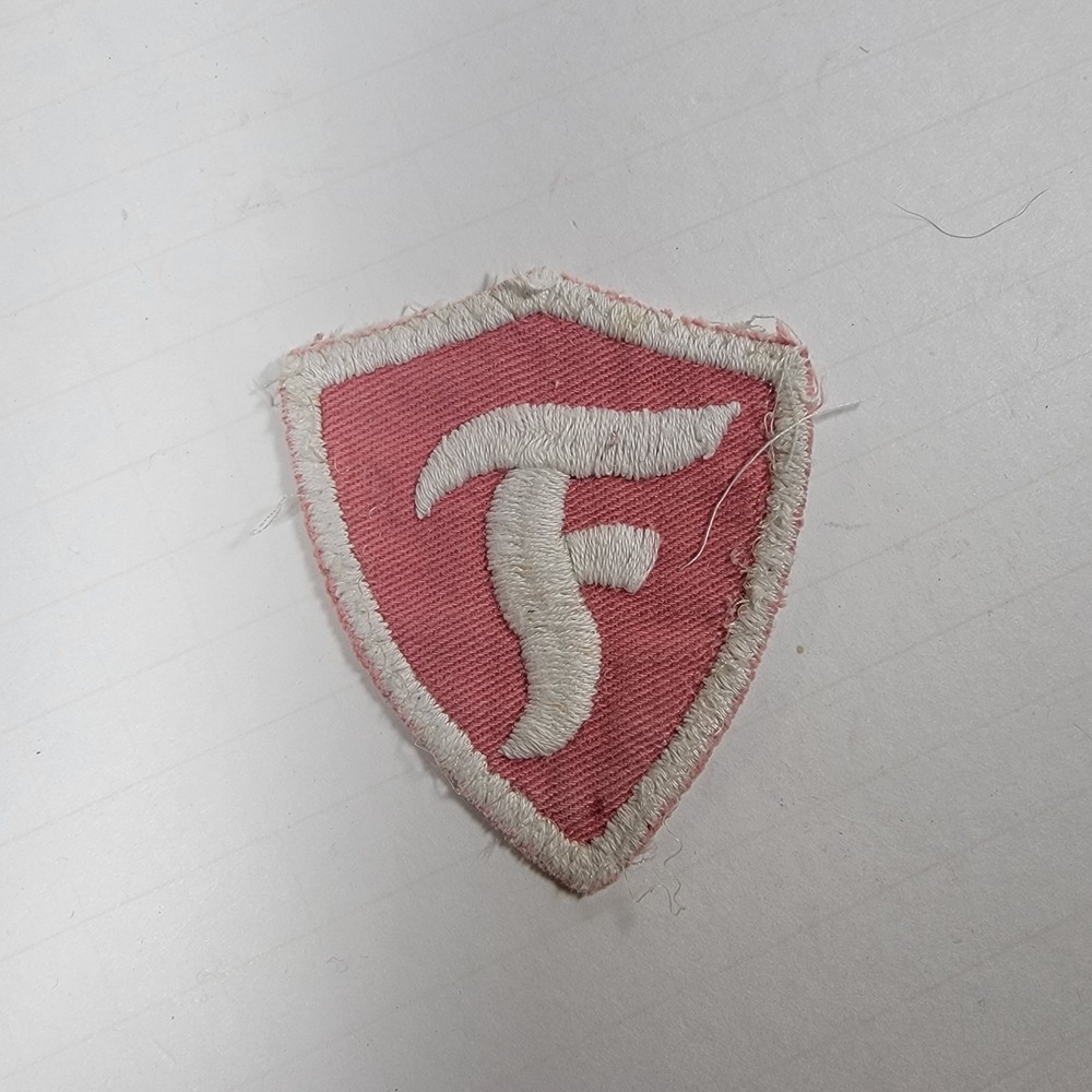 Vintage‎ Firestone Patch Car Auto Shield 70s Faded